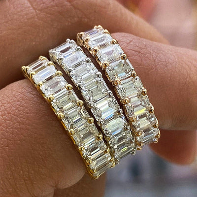 roséguld miami kubisk ring