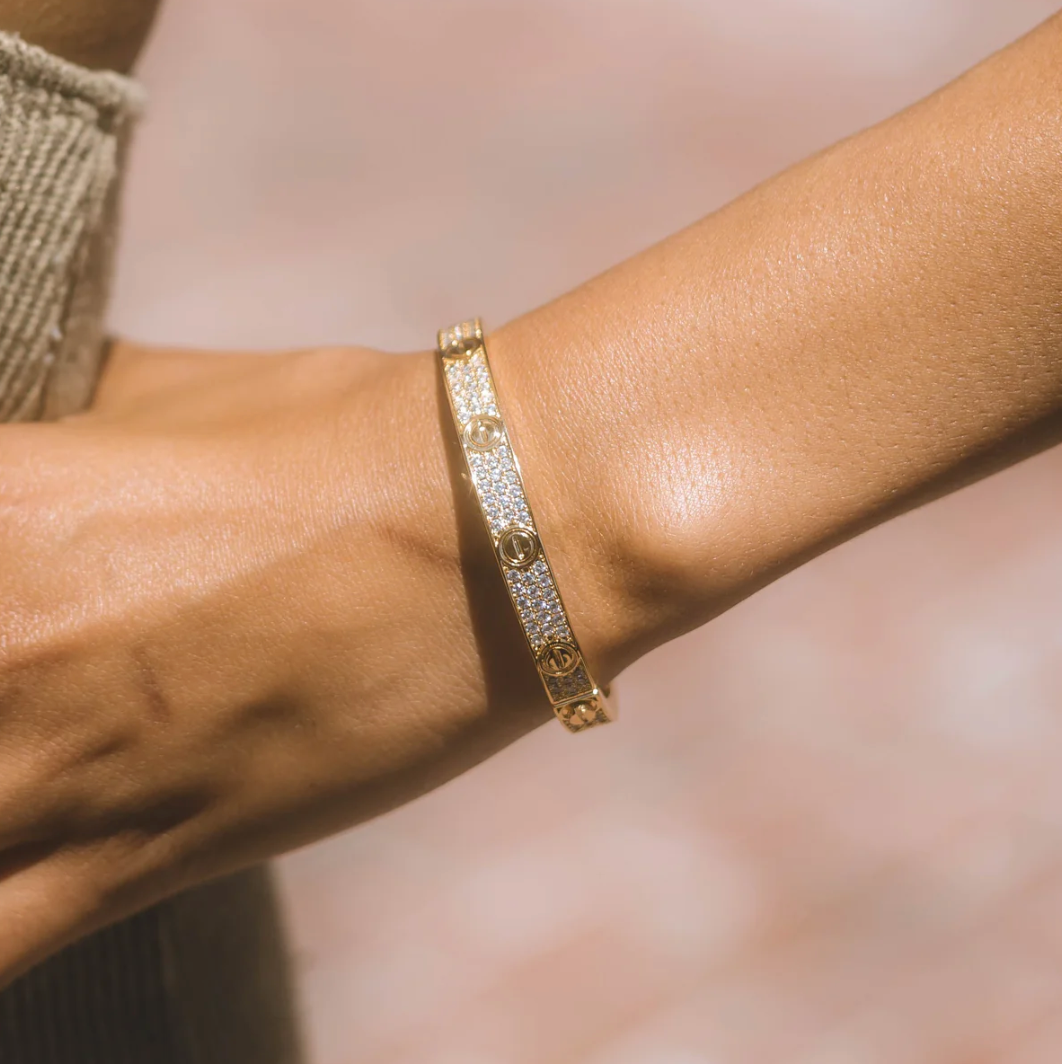 luksus link armbånd i
