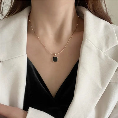 onyx elegant halskæde
