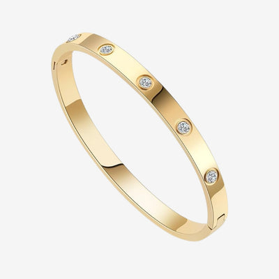 glitrende armbånd med sten